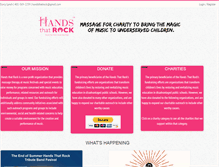 Tablet Screenshot of handsthatrock.org